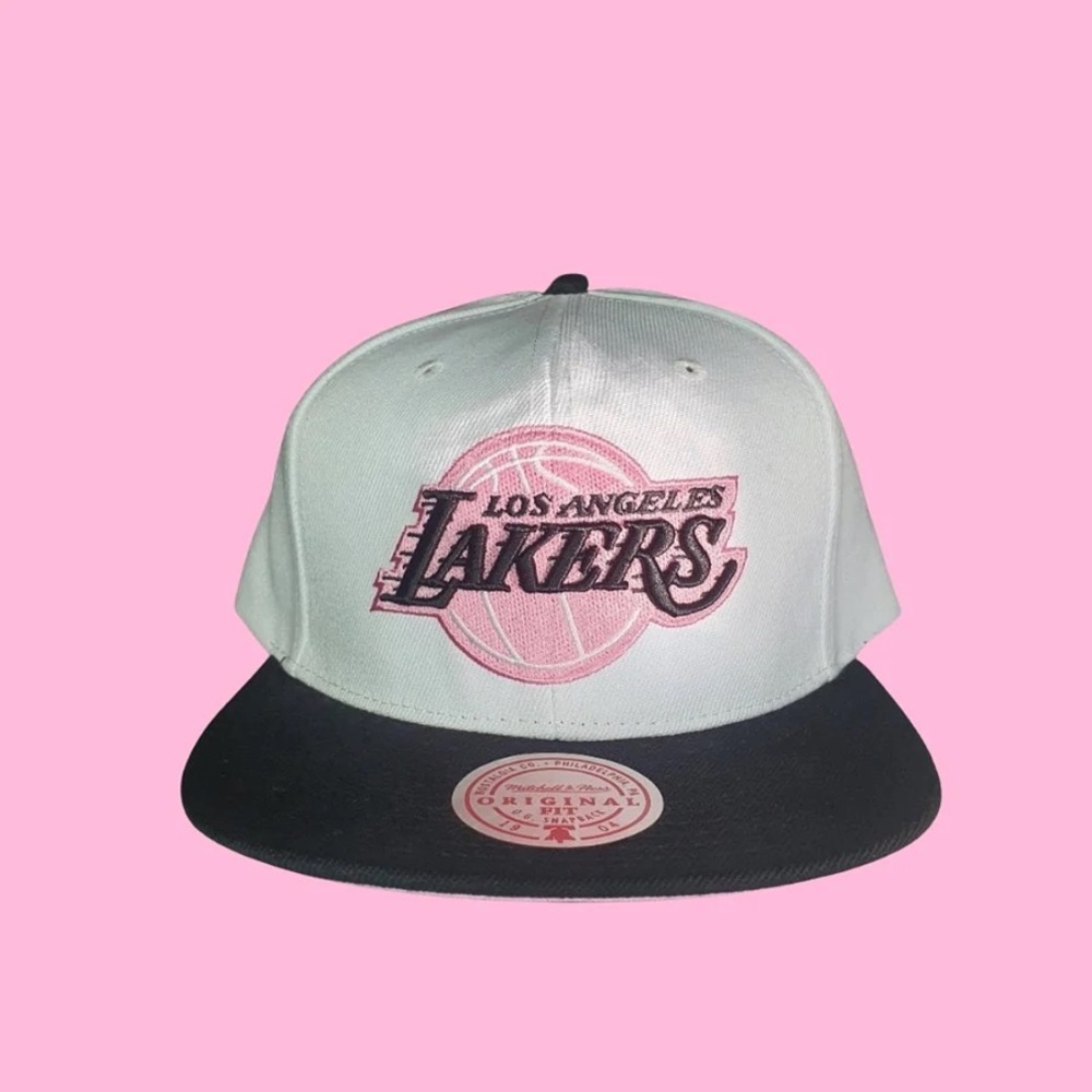 Pink Lakers Hat